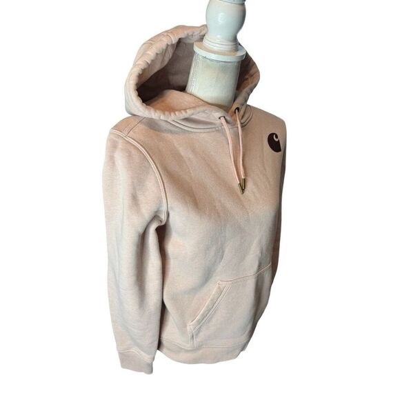 Carhartt Women's Graphic Sleeve Pullover Sweatshirt Size S Spell Out - Picture 2 of 4